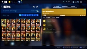 CONTA FORTNITE 83 SKINS + CONTA SALVE O MUNDO NIVEL 112