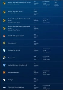 Conta World of Warcraft (Blizzard Battle.net)