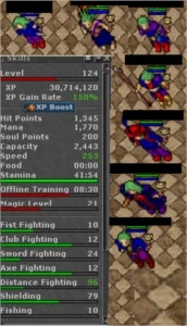 (PALADIN 124) (SERDEBRA) (SERVIDOR BR) - Tibia