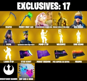 Conta Fortnite 147 Skins, Com Minty, Neo Versa, Glow E Muito