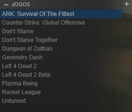 Conta Steam com 12 Jogos