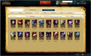 Vendo conta platina 5 (Com MMR de diamante) - League of Legends LOL