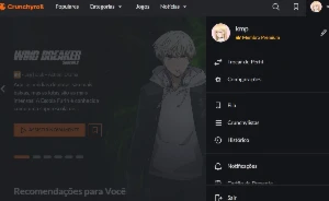 Crunchyroll 30 dias de acesso - Premium