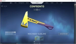 Conta Valorant com Banner raro e Skin de Faca