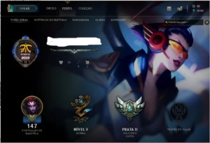 CONTA LEAGUE OF LEGENDS LV 30 + LOL