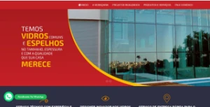 Site pronto para empresa de vidraçaria - Digital Services