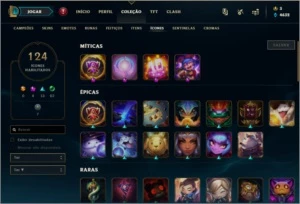 Conta LoL: 90 skins e 126 Campeões. - League of Legends