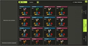 150 Montarias Camaleões Mistas = 70 reais DOFUS TOUCH BRUTAS