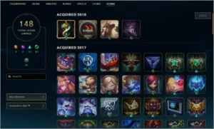 Conta League of Legends 161 skins, season 7 Plat 2 LOL