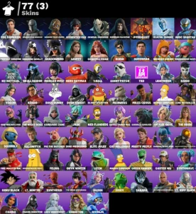 Conta Fortnite | 77 Skins | Goku Black | Melhor Entrega