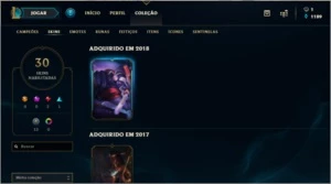 Conta league of legends. LOL