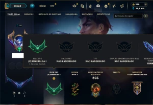 Unranked com TODOS os champs e 297 Skins ( SUP / JG / ADC ) - League of Legends LOL