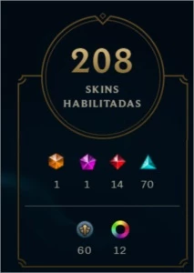 Conta com skins de lol e valorant 5k gastos no total - League of Legends