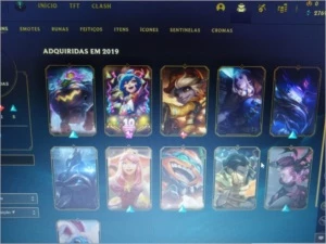 conta do lol com várias skins - League of Legends