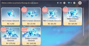 AR 56 - 16 5* ESTRELAS + 64 DESEJOS - GENSHIN IMPACT