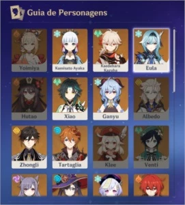 AR 56 - 16 5* ESTRELAS + 64 DESEJOS - GENSHIN IMPACT