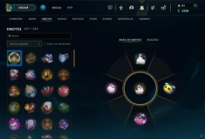 Conta de League of Legends | Todos os Campeões, 280 Skins LOL