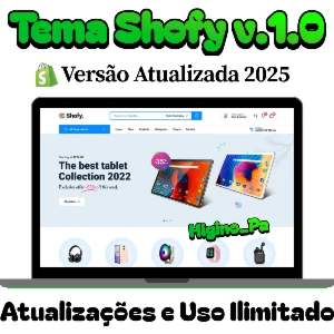 Tema Shopify Shofy + Atualizações e Brindes
