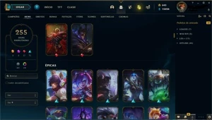 CONTA TOP DEMAIS - League of Legends LOL