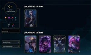 Conta League of Legends Riven Campeonato 2012 MMR Alto LOL