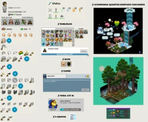 Conta Com Visuais Mais Caros Do Jogo + Quartos - Habbo