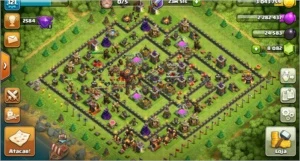 Clash of clans CV 10 mais de 8.300 Gemas