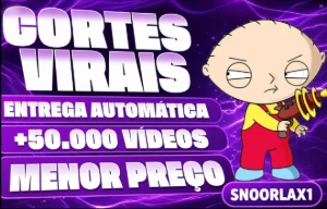 +50K Cortes/Vídeos Vírais De Todos Os Tipos Prontos - Vídeos e Cortes Cortes Virais