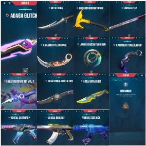 Conta Com 117 Skins E 8 Facas⭐Full Acesso⭐Entrega Automática - Valorant