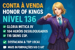 Conta De Honor Of Kings Level 136