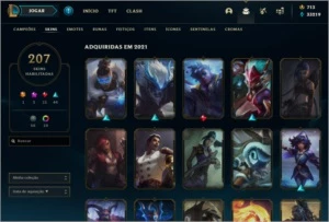 Conta LOL de 2011 - 207 skins - Todos os Campeões - League of Legends