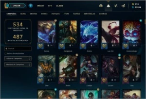Conta LOL de 2011 - 207 skins - Todos os Campeões - League of Legends
