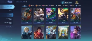 Conta Level 60 Emblemas Full - Mobile Legends