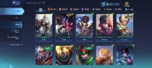 Conta Level 60 Emblemas Full - Mobile Legends