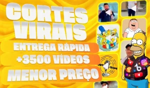 [Menor Preço] Pack De +3.5K Cortes/Vídeo Virais! Prontos!!