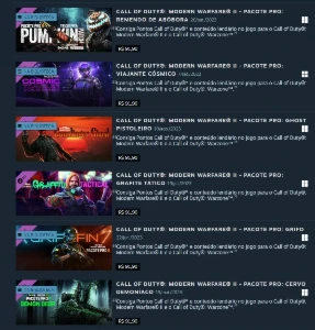 Conta Steam com 9 anos de serviço e muito mais. - Call of Duty COD