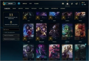 Conta ouro 2 baratinha com 1 skin e 32 champs - League of Legends LOL