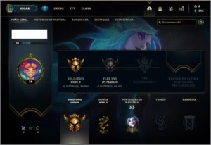 Conta ouro 2 baratinha com 1 skin e 32 champs - League of Legends LOL