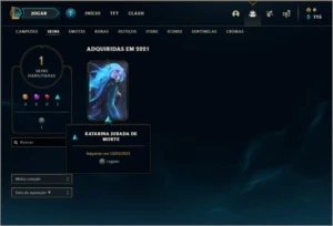 Conta ouro 2 baratinha com 1 skin e 32 champs - League of Legends LOL