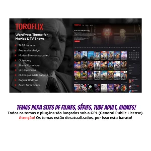 Toroflix – Tema WordPress Para Sites De Filmes e Vídeos - Others