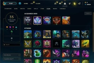 Conta LOL Diamante 4 - 65% de winrate na solo/duo - League of Legends
