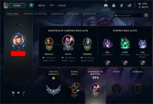 Conta League Of Legends - Season 4 - 92+ skins LOL