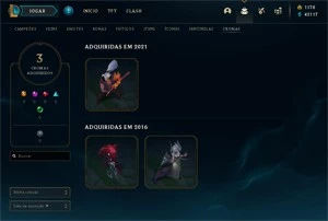 Conta League Of Legends - Season 4 - 92+ skins LOL