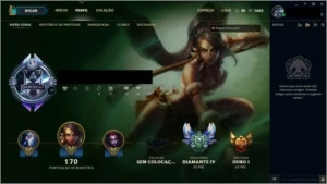 CONTA DIAMOND 4 - +52 CAMPEÕES + 14 SKINS - League of Legends LOL