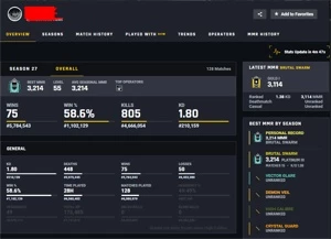 R6 - PC uplay - Plat3/Gold1- Ganhando 90+ pontos - Outros