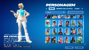 Conta Fortnite 71 Skins, 58 Picaretas