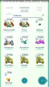 Conta lvl 40, Instinct - Pokémon