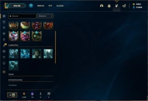 Conta platina 4 com 140 Champs e 190 Skins + 2 Prestigios - League of Legends LOL