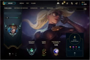 CONTA PLATINA SMURF - League of Legends LOL