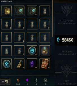 Conta lol,  lvl 30  + Espolio - League of Legends