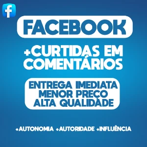 ⭐ Melhor Preço ⭐ Curtidas Em Comentários 👍💬 - Facebook - Redes Sociais